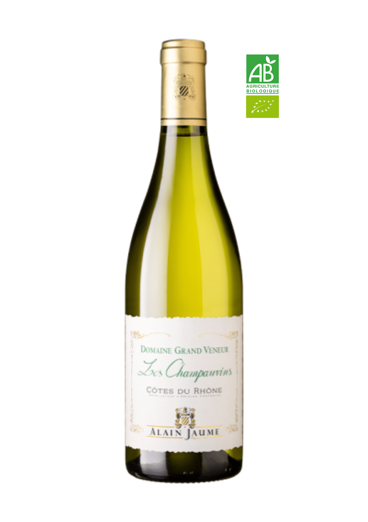 Alain Jaume - Domaine Grand Veneur ’Les Champauvins’ Blanc, Økologisk, Côtes du Rhône Alain Jaume - Domaine Grand Veneur ’Les Champauvins’ Blanc, Økologisk, Côtes du Rhône