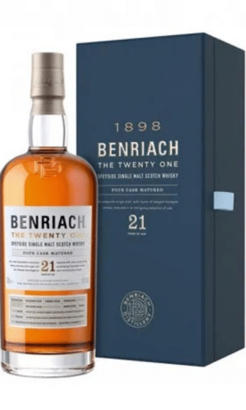 Benriach The Twenty One 21YO Speyside Single Malt - BourbonSherryVirgin OakRed Wine Casks