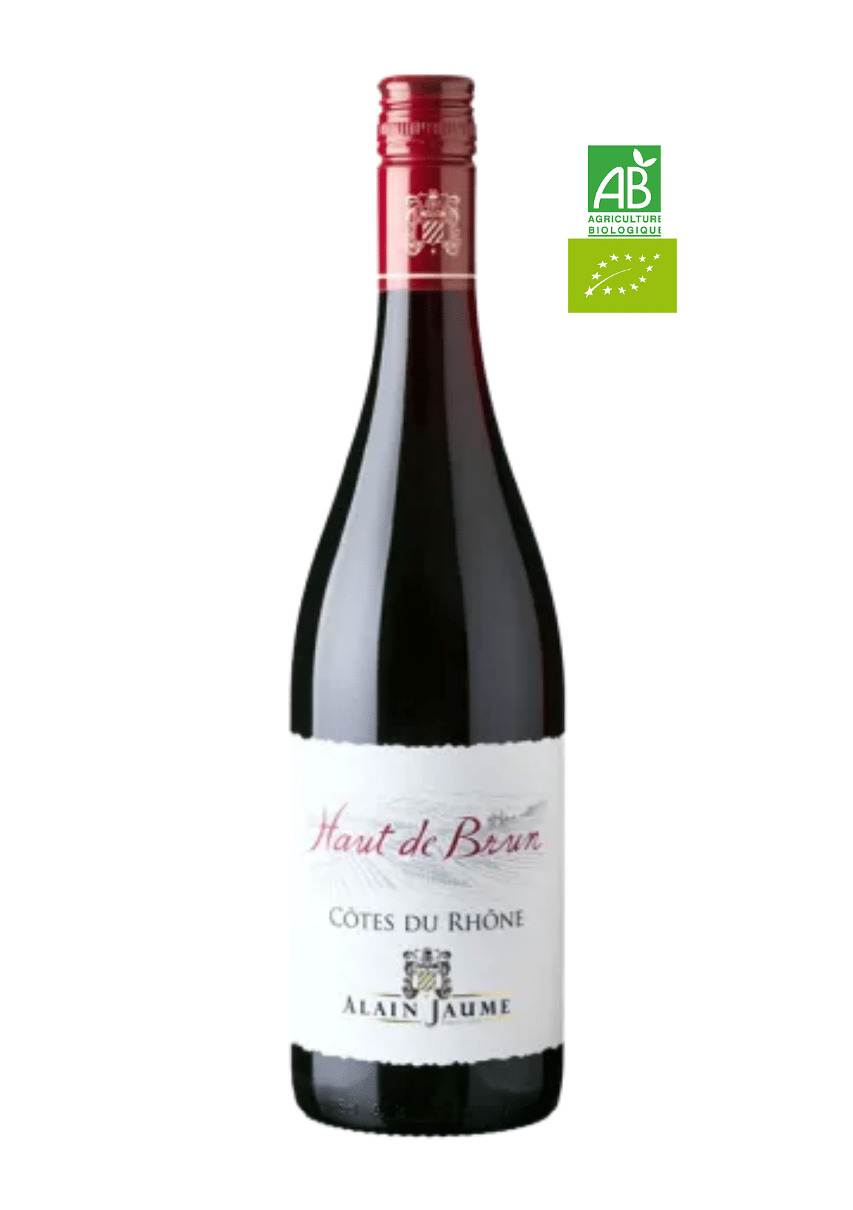Alain Jaume 'Haut de Brun' Rouge øko CÔtes du RHône Alain Jaume ’Haut de Brun’ Rouge Økologisk, Côtes du Rhône