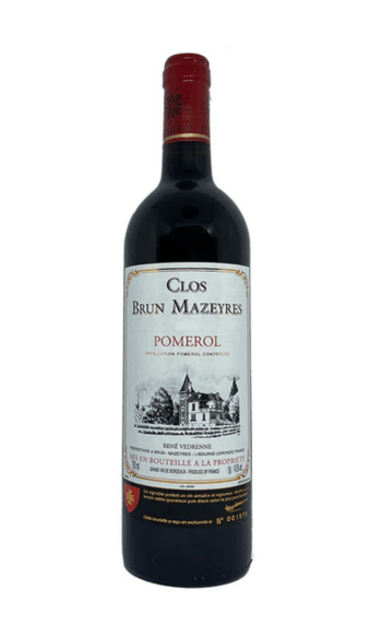 Clos Brun Mazeyres 2020 Pomerol, Bordeaux