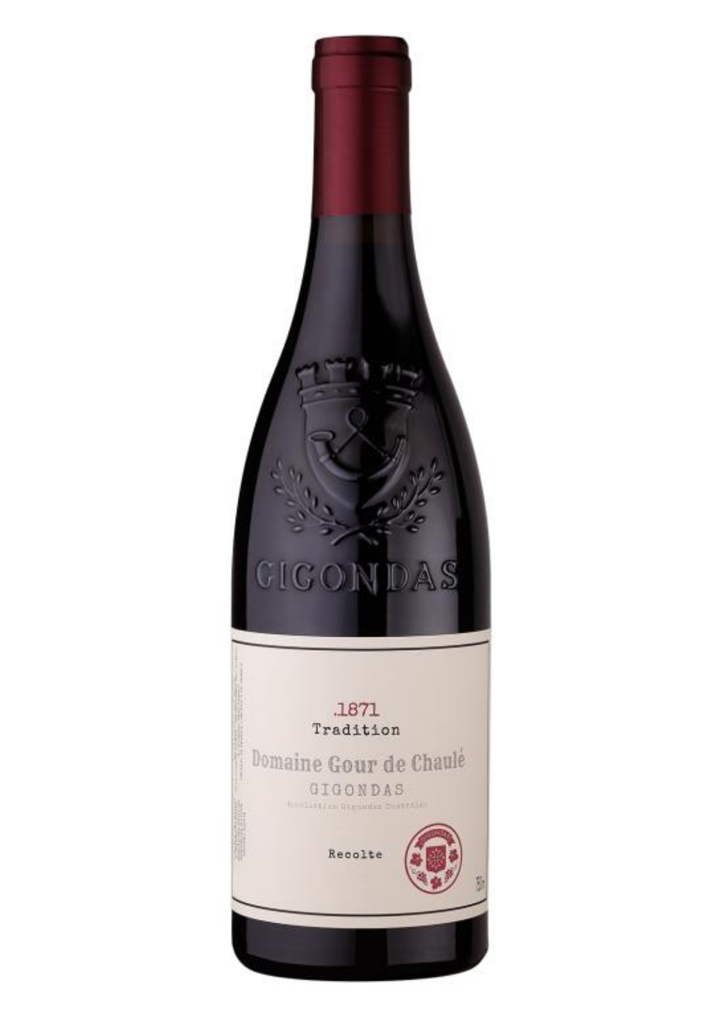 Domaine du Gour de Chaulé Gigondas 1871 Cuvée Tradition, Rhône - Billede 1