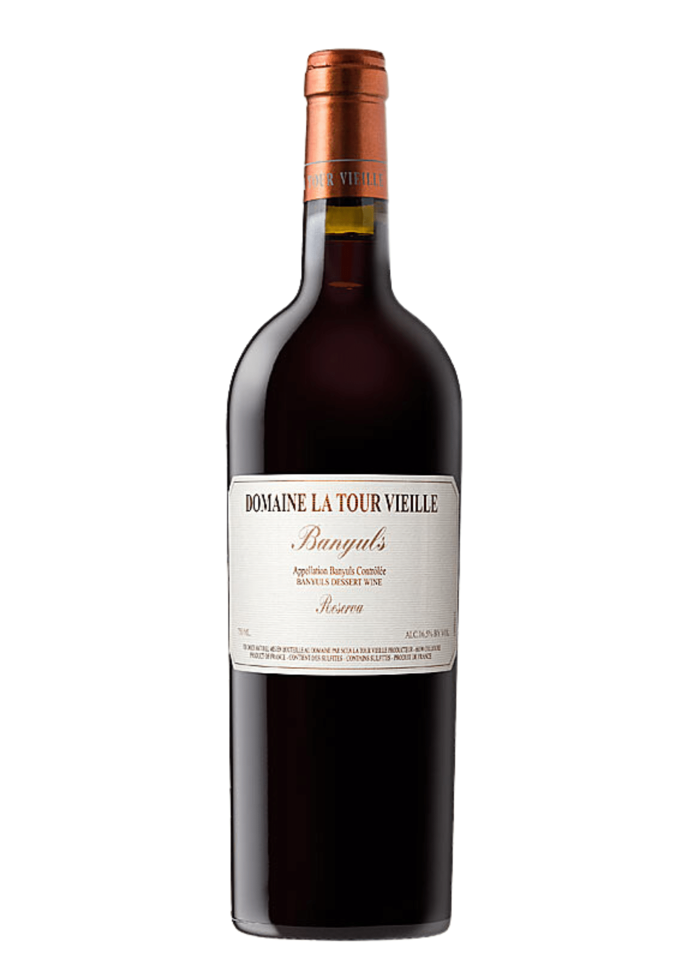 domaine_la_tour_vieille_banyuls_reserva Domaine la Tour Vieille Banyuls Reserva "Sans Milessime” 2020, Banyuls - Billede 1