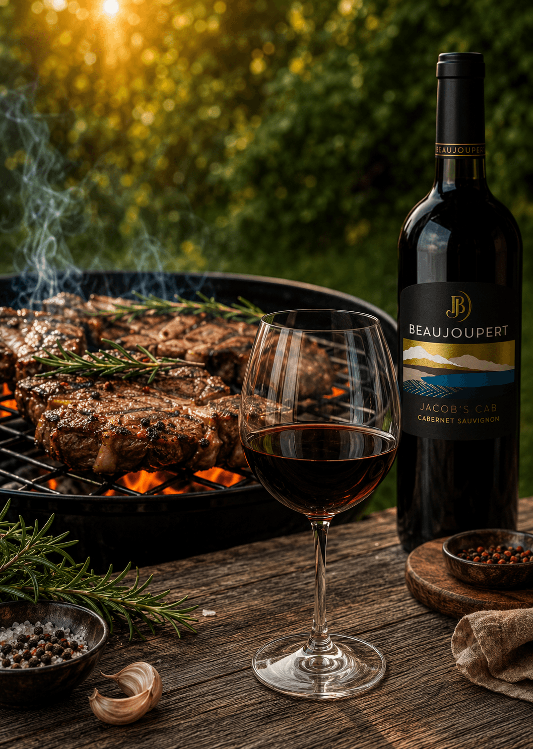 vine til grill